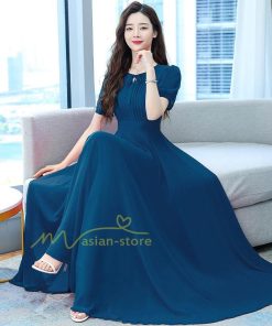 マキシ | リゾートワンピース レディース サマードレス ロング マキシ丈 半袖 ゆったり 体型カバー 20代 30代 40代 50代 無地 お出かけ 通勤通学 着痩せ 夏物 カジュアル