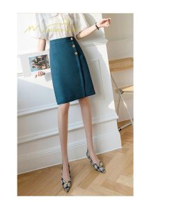 スカート | レディース 膝丈 ミニ膝上 ミディアム丈 ペンシルミモレ 20代30代40代 OL オフィス ビジネス 高級感 無地 上品 通勤 フォーマル