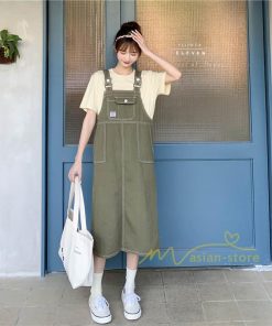 オーバーオール サロペット | サロペットスカート ロングスカート オーバーオール ジャンパースカート デニムスカート レディース キュート ゆったり カジュアル 着痩せ お出かけ シルエット