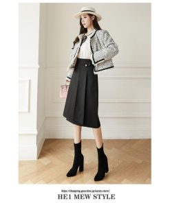 スカート | レディース 秋 冬 秋冬 ミモレ丈 膝丈 ロング 無地 ミディアム丈 ひざ丈 送料無料 Aライン ハイウエスト おしゃれ 通勤 通学 ラシャ 2022年秋冬 暖か