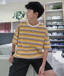 Tシャツ | Tシャツ メンズ 半袖 ボーダー カットソー カジュアル 大きいサイズ 夏新作 サマートップス プレゼント ギフト クルーネック ゆったり 上品