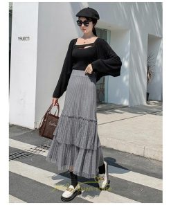 スカート | プリーツレディース ロング丈 マキシ 黒 グレー ベージュ ニット Aライン 秋冬コーデ 秋冬物 お出かけ デート 新着 普段着 旅行 女子会 新作 お呼ばれ