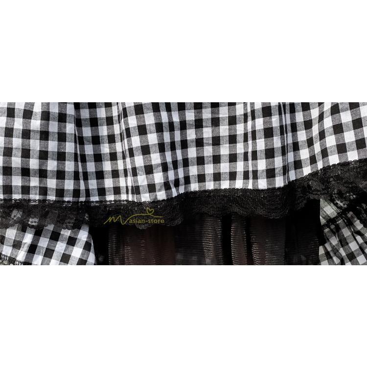 スカート | 2022年春新作 レディース ディース ボトムス チェックロング丈 ウエストゴム チェック柄 春 20代30代40代 通勤通学 カジュアル レトロ風 夏