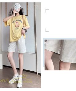 パンツ レギンス | マタニティパンツ レディース 麻 綿 ウエスト調整 着痩せ 妊婦服 パンツ マタニティウェア 無地 薄手 サマー ボトムス 産後 産前 マタニティ お出かけ 通勤