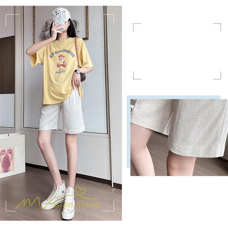 パンツ レギンス | マタニティパンツ レディース 麻 綿 ウエスト調整 着痩せ 妊婦服 パンツ マタニティウェア 無地 薄手 サマー ボトムス 産後 産前 マタニティ お出かけ 通勤