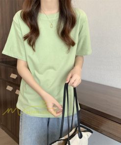 ｔシャツ・カットソー | Tシャツ レディース 半袖 カジュアル ゆったり お洒落 可愛い カットソー クルーネック 20代30代40代50代 通勤通学 着痩せ 春夏 お出かけ 着回し 無地人気 上品