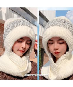 レディース | ニット帽 マフラー付き キッズ 親子 帽子 秋冬 子供 大人 家族 おしゃれ かわいい 防寒 プレゼント スキー 暖かい 厚手