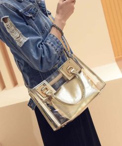 トートバッグ | レディース PVC 春夏 ショルダーバッグ クリアバッグ プールバッグ 透明