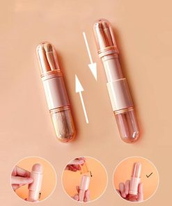 その他小物 | 一体型 蓋付き メイクブラシ 4本セット