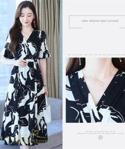 ミディアム | Aラインワンピース 着痩せ レディース カジュアル 半袖 きれいめ サマーワンピース 上品 大きいサイズ ワンピース 20代 ひざ丈 40代 日常感 お出かけ 30代