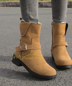 ショートブーツ | スノーブーツ レディース 暖かい 裏ボア シューズ 冬 レディースブーツ ジップブーツ 防寒着 ウインター ブーツ 20代30代40代 スノーシューズ