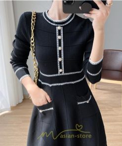 ニットワンピース | ワンピース レディース ニット ワンピース ニット チュニック 膝丈 ロング 長袖 着痩せ 20代30代40代50代 送料無料 秋冬 可愛い 秋冬コーデ