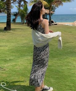 マキシ | サマーワンピース レディース 夏 ノースリーブ ワンピース 新作 きれいめ 着痩せ 可愛い 韓国風 旅行 花柄 裾口スリット 大人 30代 サマー 20代 お出かけ 40代