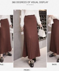 スカート | 短納期プリーツニットプリーツニットマキシニット ハイウェスト ロングAライン シンプル キレイめ 大人 無地