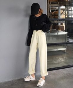 デニム | ストレートデニムパンツ レディース 韓国