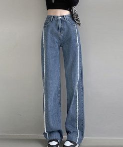 デニム | ワイドパンツ ハイウエスト 脚長