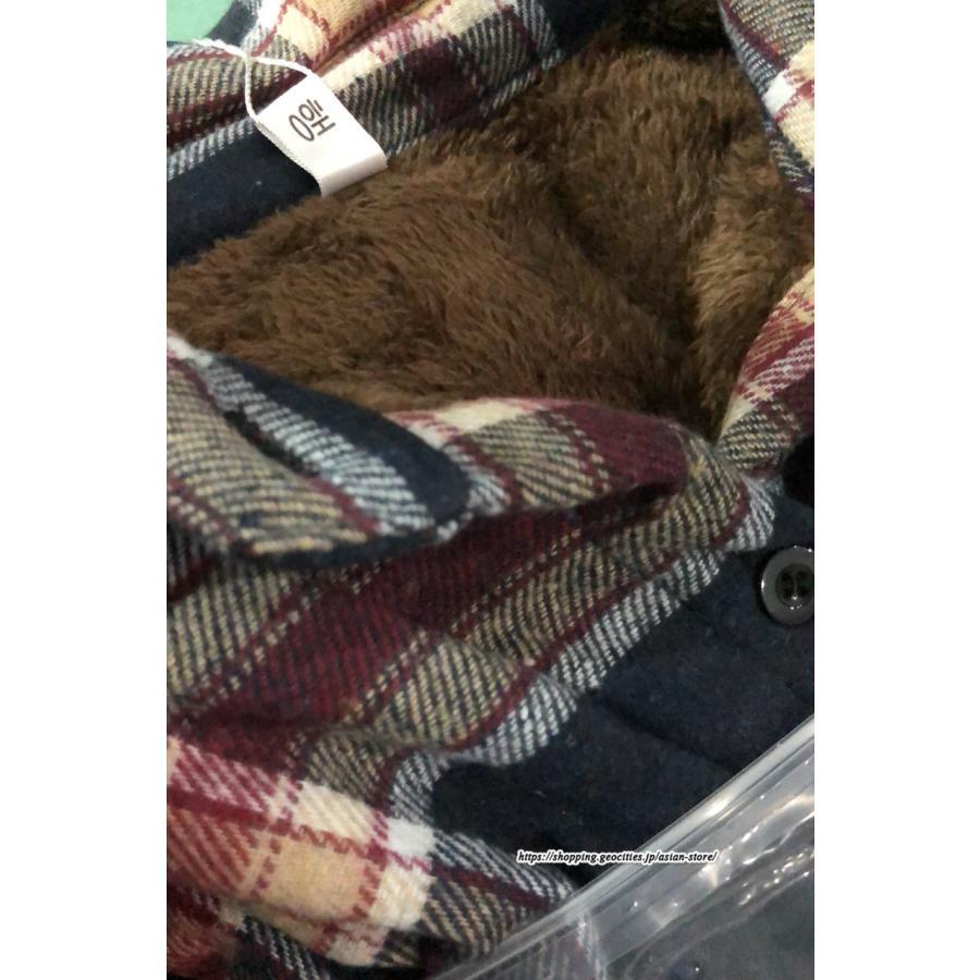 シャツ・ブラウス | チェックシャツ 裏起毛 厚手 レディース シャツ ミドル丈 シャツジャケット アウター 長袖 暖かい トップス 秋冬 ゆったり チュニック丈 チェック柄 20代 大人