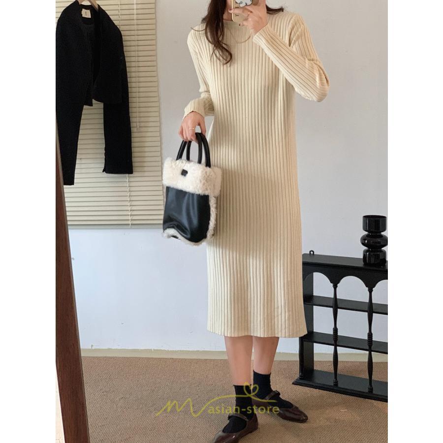 ニットワンピース | レディース 冬 きれいめ ニットフレア ロング おしゃれ 秋冬 送料無料 20代30代40代50代 可愛い おしゃれ 同窓会 通勤 女子会 デート