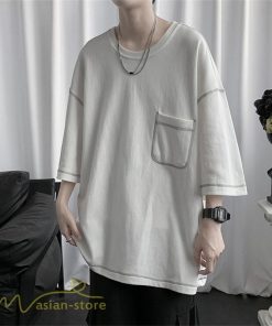 Tシャツ | 半袖メンズ カットソー ゆったり 半袖 カジュアル おしゃれ カジュアル 夏新作 体型カバー シンプル 30代 カッコウイイ ポケット 20代 無地