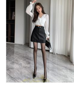 スカート | ミニレディース レザー Aライン タイト フェイクレザー 美シルエット シンプル ショート丈 着回し 通勤 お出かけ カジュアル