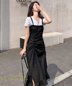 マキシ | サマーワンピース ワンピース レディース 着痩せ ノースリーブ ひざ下 カジュアル 韓国風 無地 気質 可愛い 通勤通学 ロングワンピース 20代30代40代 夏 大人