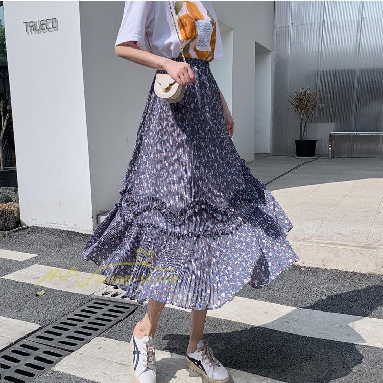 スカート | ロング 秋 花柄 柔らか ボトムス レディース ロングマキシ丈 シンプル 無地 カジュアル 着痩せ コーデ 春 30代 秋20代 40代 50代 夏物 夏