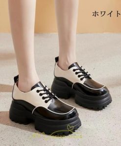 ローファー | レディース パンプス 痛くない レースアップ 厚底 疲れにくい 長時間 疲れない 立ち仕事 通勤 送料無料 通学 コンフォート 10代20代30代40代