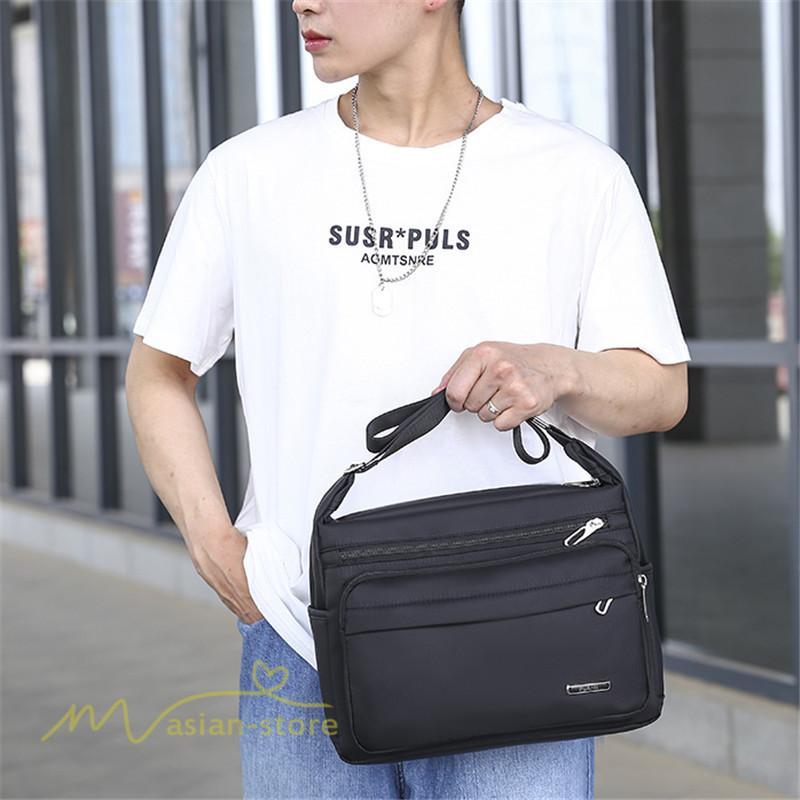 メンズバッグ | ショルダーバッグ メンズ メッセンジャーバッグ カジュアルバッグ バック ビジネスバッグ 斜めがけバッグ メンズファッション 撥水加工 大容量 通勤通学