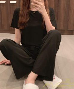 パジャマ ルームウェア | パジャマ レディース 夏 半袖 ルームウェア 涼しい 部屋着 ナイトウェア 寝間着 上下セット 薄手パジャマ 柔らかく軽い薄手の快適Tシャツパジャマ 部屋着