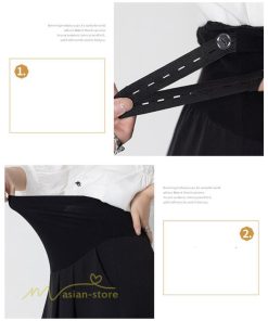 スカート | マタニティAライン マタニティウェア 春 夏 秋 無地 Aラインマタニティ 妊婦 ひざ下丈 ウエスト調整 着痩せ ゆったり 送料無料