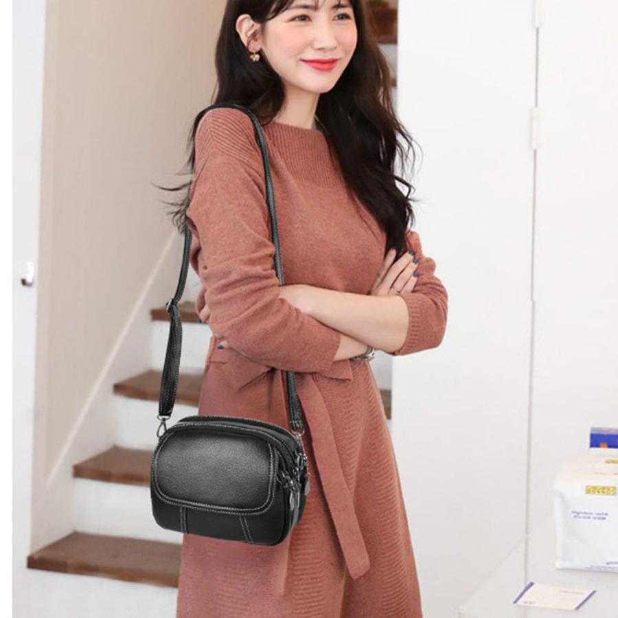 ショルダーバッグ | ポシェット 合皮かばん 斜め掛け 小さめ PUレザー 肩掛けバッグおしゃれ カジュアル ミニ シンプル レディース