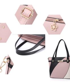 トートバッグ | 大きめ ショルダーバッグ バイカラー 大容量 レザーバッグ おしゃれ 2wayレディース 斜めがけバッグ