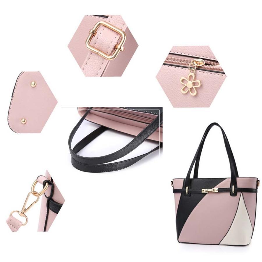 トートバッグ | 大きめ ショルダーバッグ バイカラー 大容量 レザーバッグ おしゃれ 2wayレディース 斜めがけバッグ