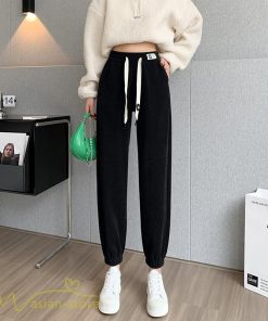 チノ・テーパード・ジョガー・スキニーパン | パンツ テーパードパンツ レディース 秋 冬 ロング丈 おしゃれ 着痩せ ウエストゴム 通勤 通学 スウェットパンツ ボトムス 韓国風 ロングパンツ 秋冬コーデ