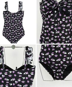 ビキニ | ワンピース水着レディースフリルショルダー