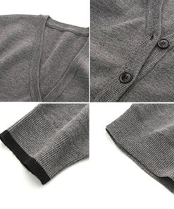 ニット・セーター | ニットアウター ニットトップス シンプル V 韓国風 ニットカーディガン ネック 羽織 秋冬 ゆったり レディース 長袖