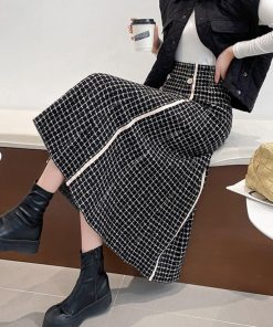 フレアスカート | フレアスカートニットスカートハイウエスト