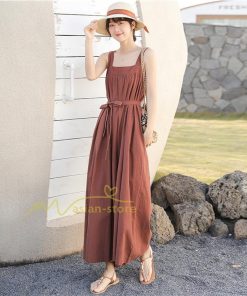 オーバーオール サロペット | サロペット レディース 夏 40代 50代 サロペットパンツ オーバーオール 着痩せ 気質 無地 おしゃれ カジュアル 新作 ファッション ワイドパンツ リネン コーデ