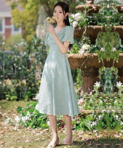 大人 | パーティードレス 結婚式 40代 20代 ミモレ丈 袖あり 長袖 韓国風 フォーマルドレス ワンピース お呼ばれ 二次会 エレガント 披露宴 女性 謝恩会 上品