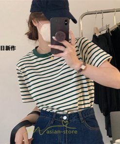 シャツ・ブラウス | ブラウス 半袖 Tシャツ レディース 夏物 ボーダー トップス おしゃれ 可愛い ゆったり 20代 30代 大人 40代 日常 体型カバー お出かけ カジュアル 着痩せ 50代
