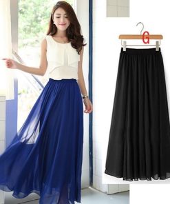 スカート | 夏ロング無地 フレア大人 ウエストゴム 涼しい レディース 夏服 揺れる 女っぽい 20代30代 可愛い ゆったり 40代50代 60代 ダンス
