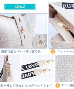 ショルダーバッグ | ミニクロコ型押し 春夏