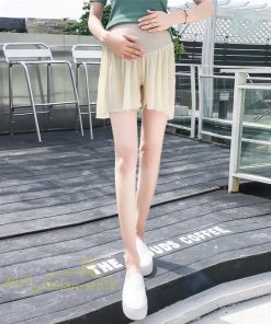 ショートパンツ | マタニティパンツ 妊婦 産前 レディース 着痩せ パンツ ショート丈 無地 夏 新作 サマー おしゃれ サマーパンツ 上品 ゆったり きれいめ ウエスト調整 日常感