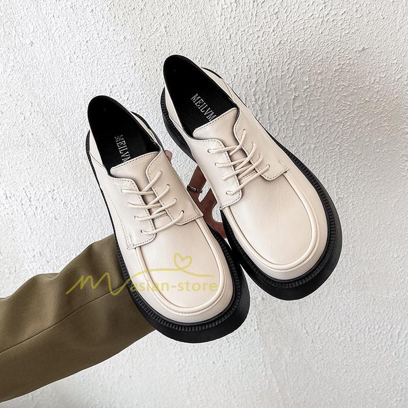 ローファー | レディース 痛くない ローヒール 楽 大人 黒 ブラック 柔らかい 歩きやすい レースアップ カジュアル 通勤通学 20代30代40代 レザー調 履きやすい