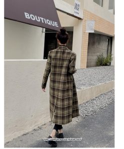 コート・ジャケット | コート レディース アウター チェスターコート ロング丈 ジャケット ロングジャケットコート 2022新作 チェック柄 厚手 ラシャ カジュアル