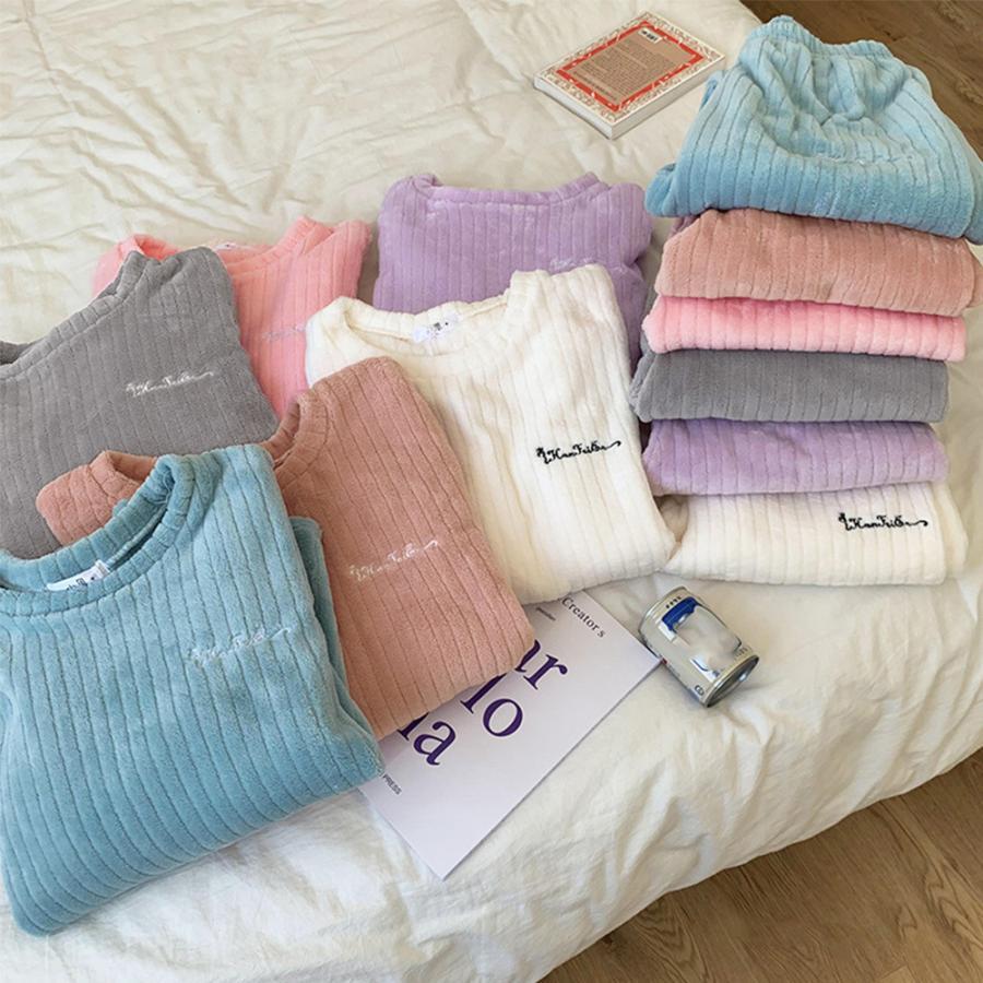 インナー・ルームウェア | フリースパジャマ上下セットレディース