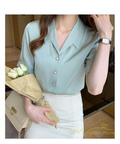 シャツ・ブラウス | ブラウス シャツ オフィス レディース 白 半袖 ビジネス カジュアル 通勤着 レディース 半袖 シャツ トップス 女性着 上品 きれいめ ブラウス エレガント