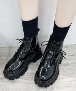 ショートブーツ | ダンスシューズ シューズ レースアップ ショットブーツ 痛くない レディース 歩きやすい 通勤 通学 ローヒール