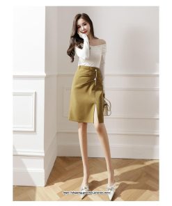 スカート | レディース ひざ丈 膝丈 オシャレ カジュアル Aライン スリット キレイめ 着痩せ 2022新作 通勤 通学 50代 秋冬コーデ 20代 30代 40代