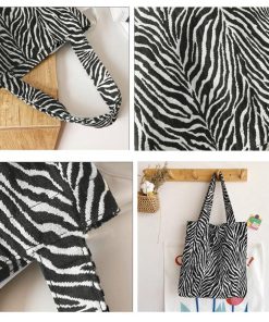 トートバッグ | ゼブラ柄 レディース大容量